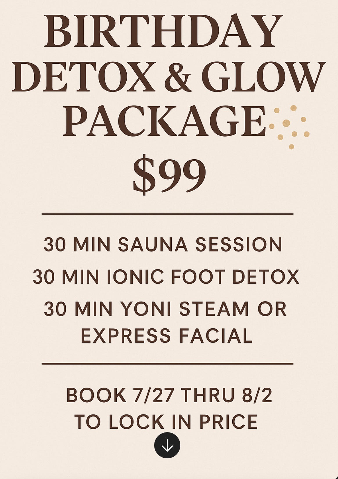 Birthday Detox & Glow Package