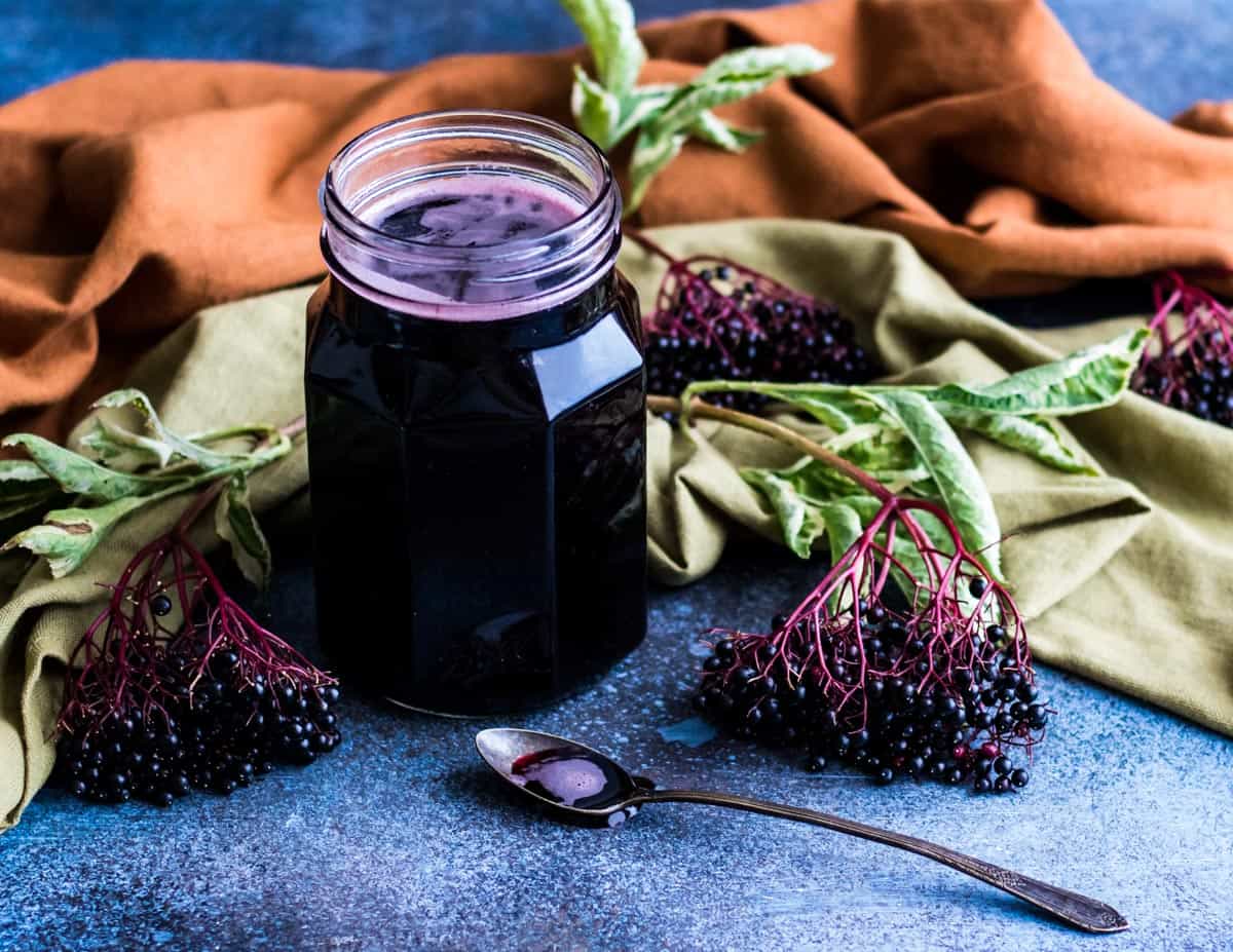 Organic Elderberry Syrup (Sambucus Nigra)