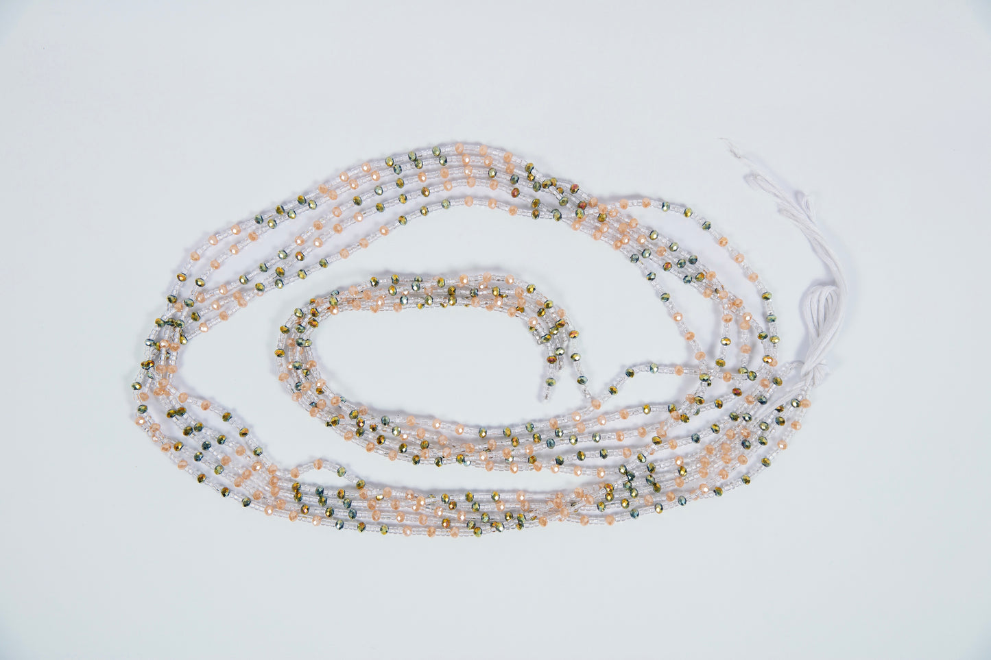 Neutral Gem waist bead