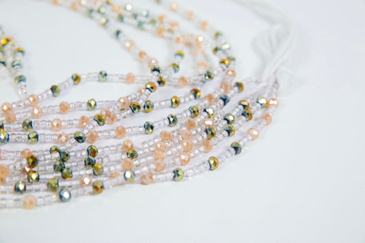 Neutral Gem waist bead