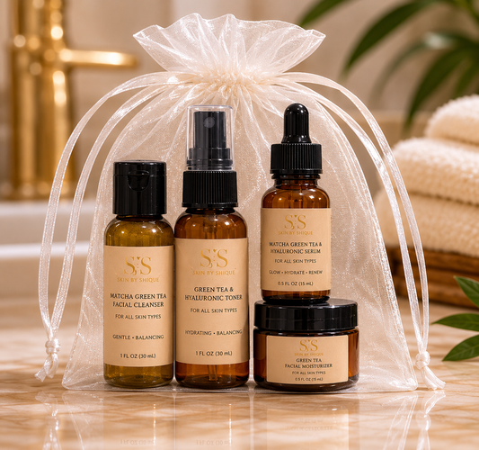 The Transparent Collection Travel Kit (matcha infused hydration)